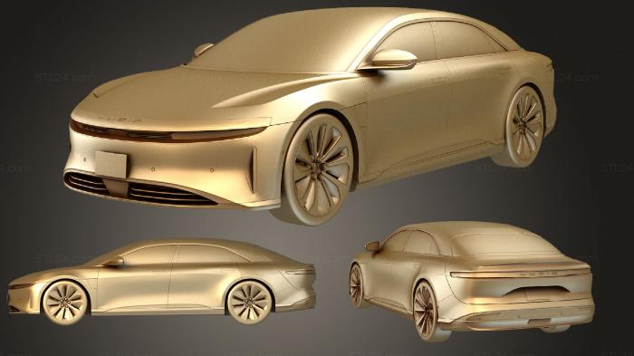 Vehicles (Lucid Air 2021 4, CARS_2321) 3D models for cnc